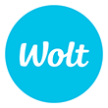 Wolt logo házhozszállításhoz
