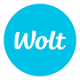 Wolt logo házhozszállításhoz